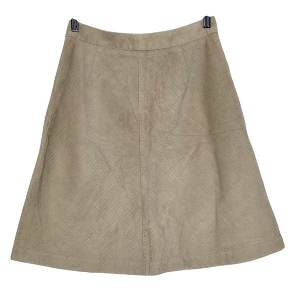 Gap Women's Size 4 Beige Corduroy Skirt - Picture 2 of 12